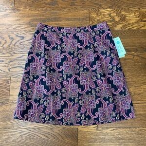 Margaret M Paisley Print Skirt